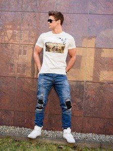 Stilizzazione nr 198 - Tshirt con stampa, jogger jeans, scarpe sneakers