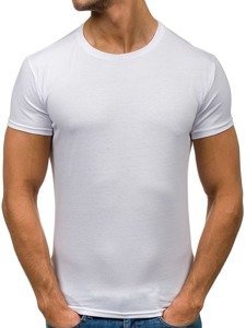 T-shirt liscio da uomo bianco Bolf 2011 